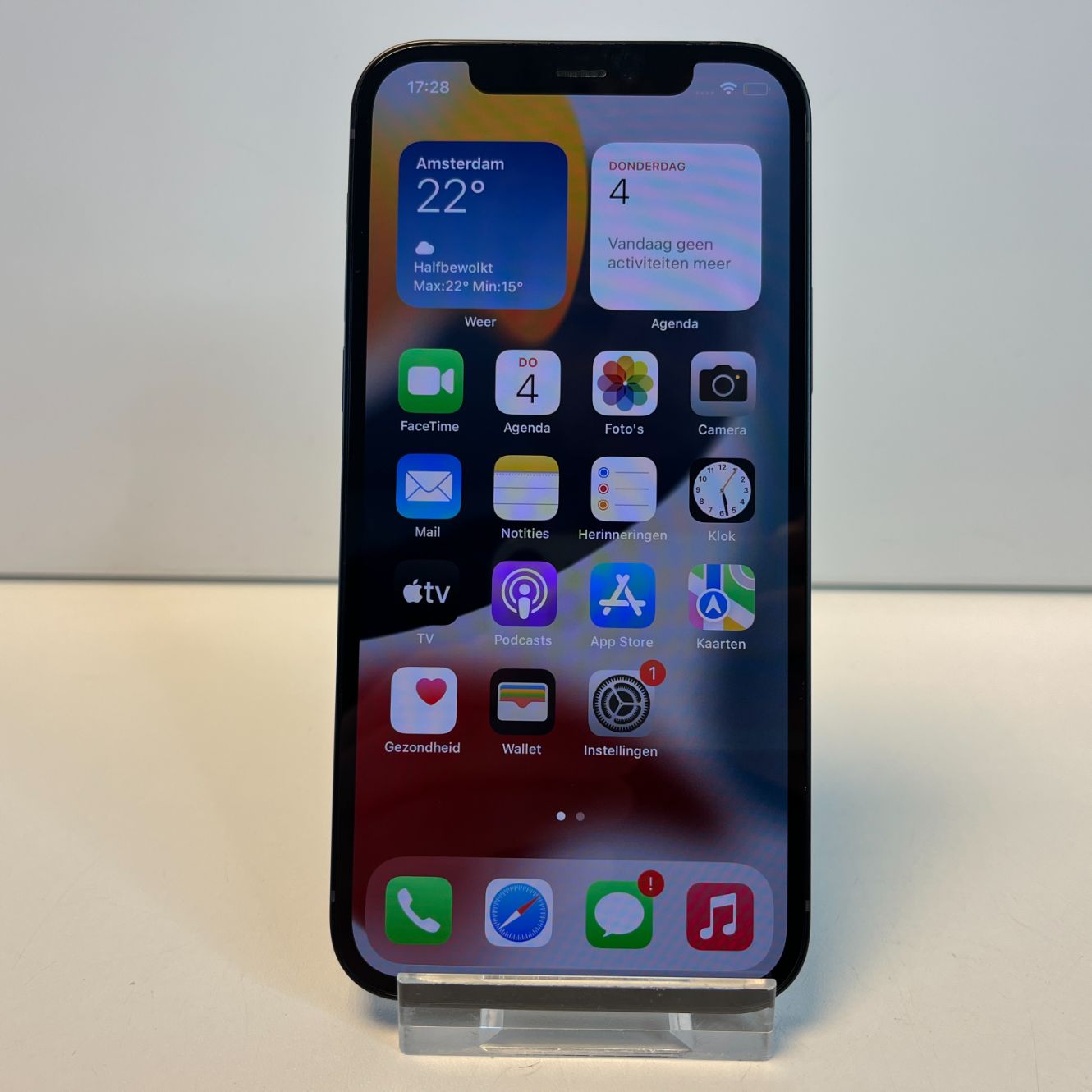 Apple iPhone 12 64GB Zwart | 100% | Zeer nette staat!