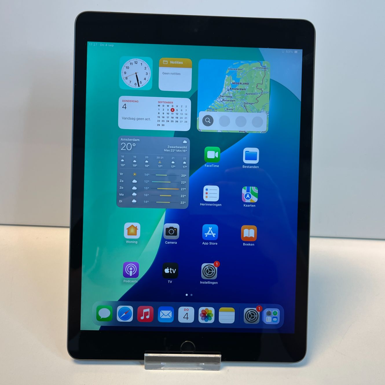 Apple iPad 9e Gen 256GB Wifi + Cellular Grijs