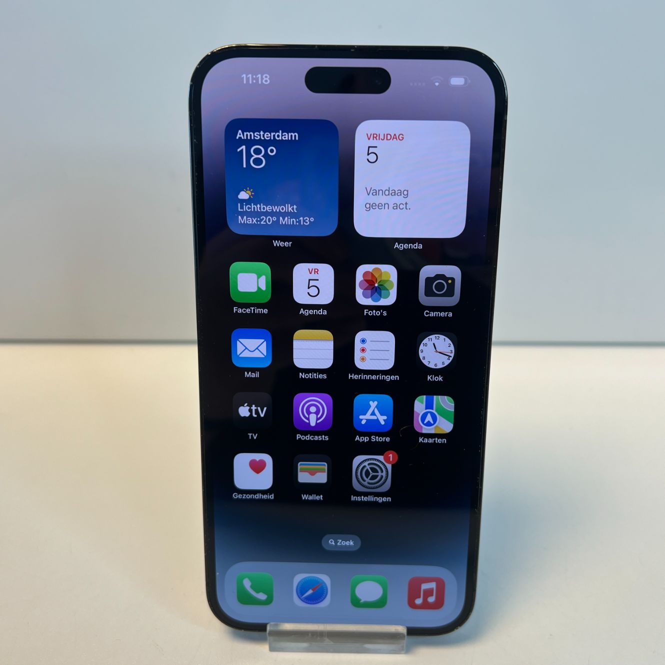 Apple iPhone 14 Pro Max 128GB Zwart | 90% |  Nette staat!
