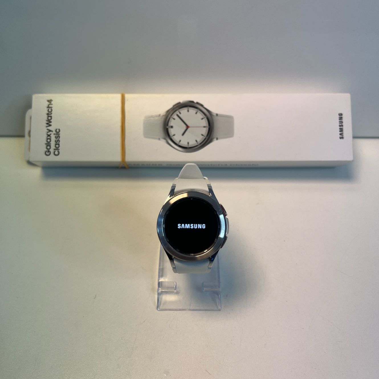 Samsung Galaxy Watch 4 Classic 44mm Silver | Nette staat