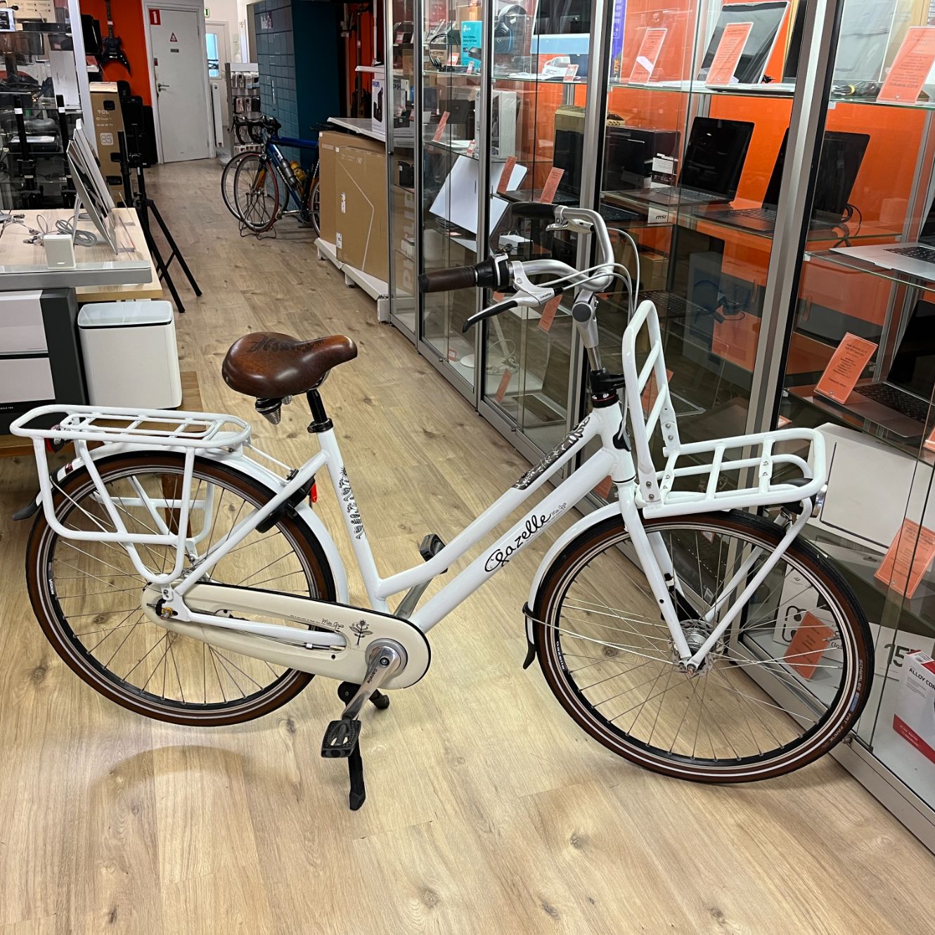 Gazelle Miss Grace Damesfiets Transport Wit