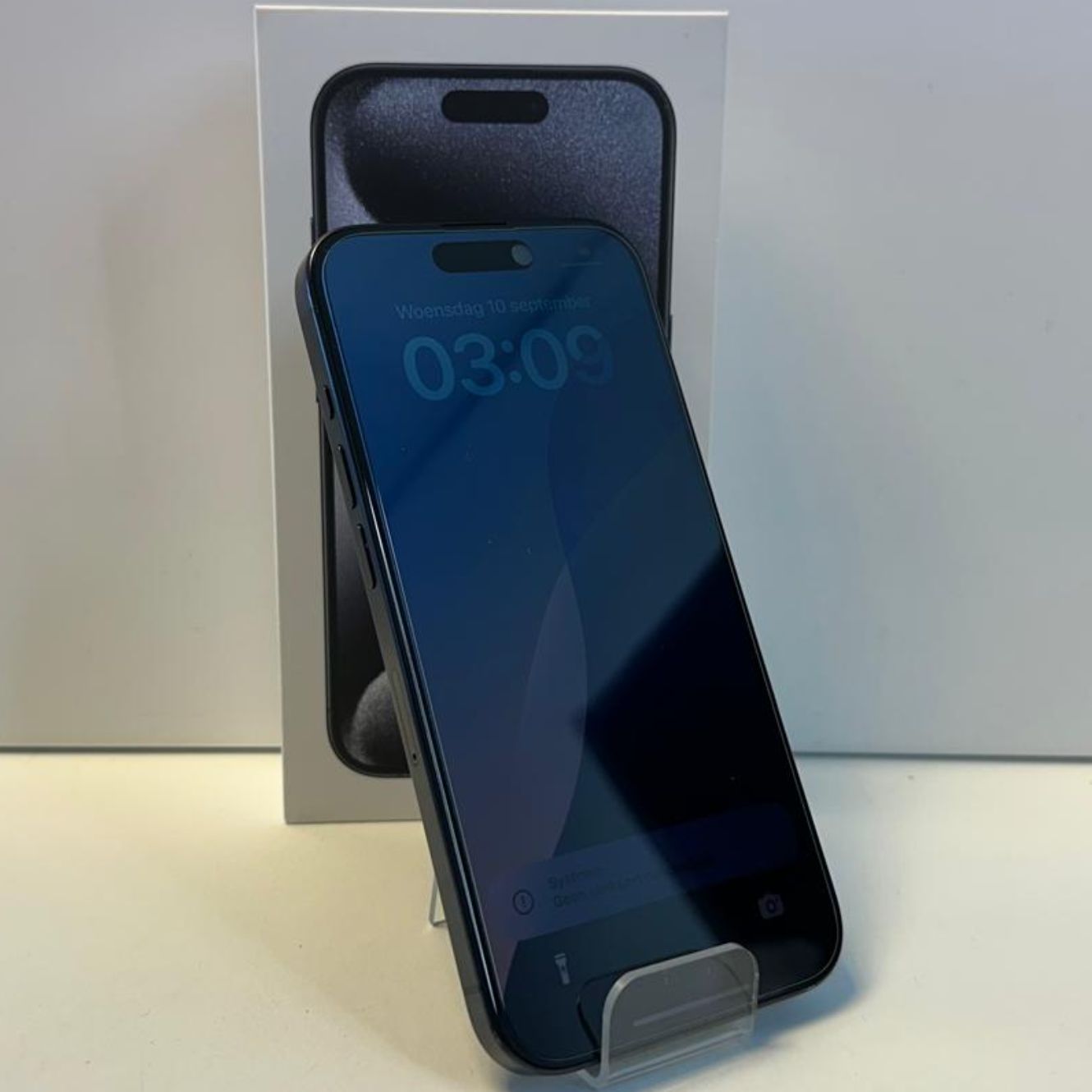 Apple iPhone 15 Pro 128GB Blue Titanium | 85% | Nette staat
