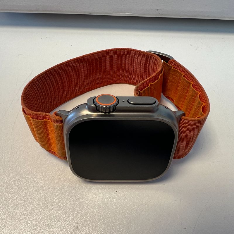 Apple Watch Ultra 1 49mm Titanium Zilver | 90%| Nette staat