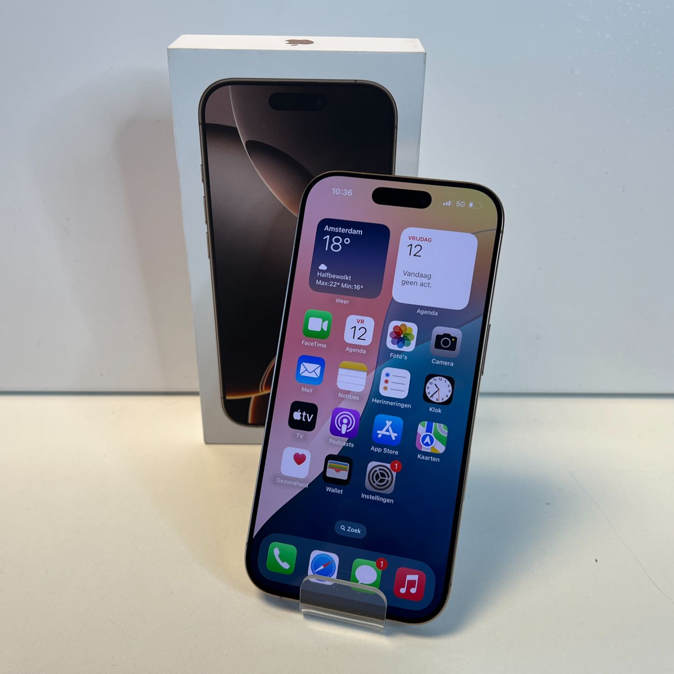 Apple iPhone 16 Pro 128GB Desert Titanium | 97% | Met doos
