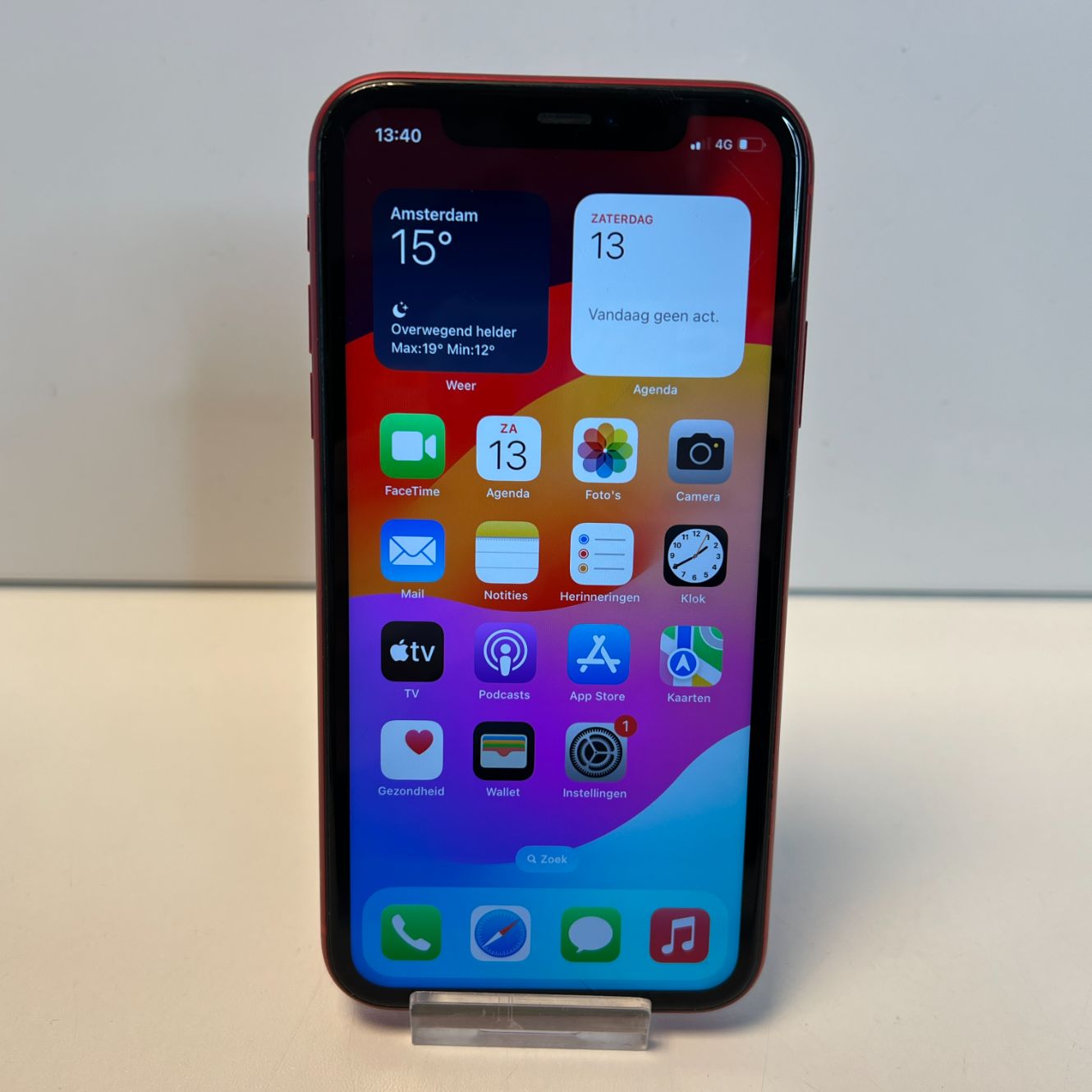 Apple iPhone 11 128GB Rood | 100% | Gebruikt