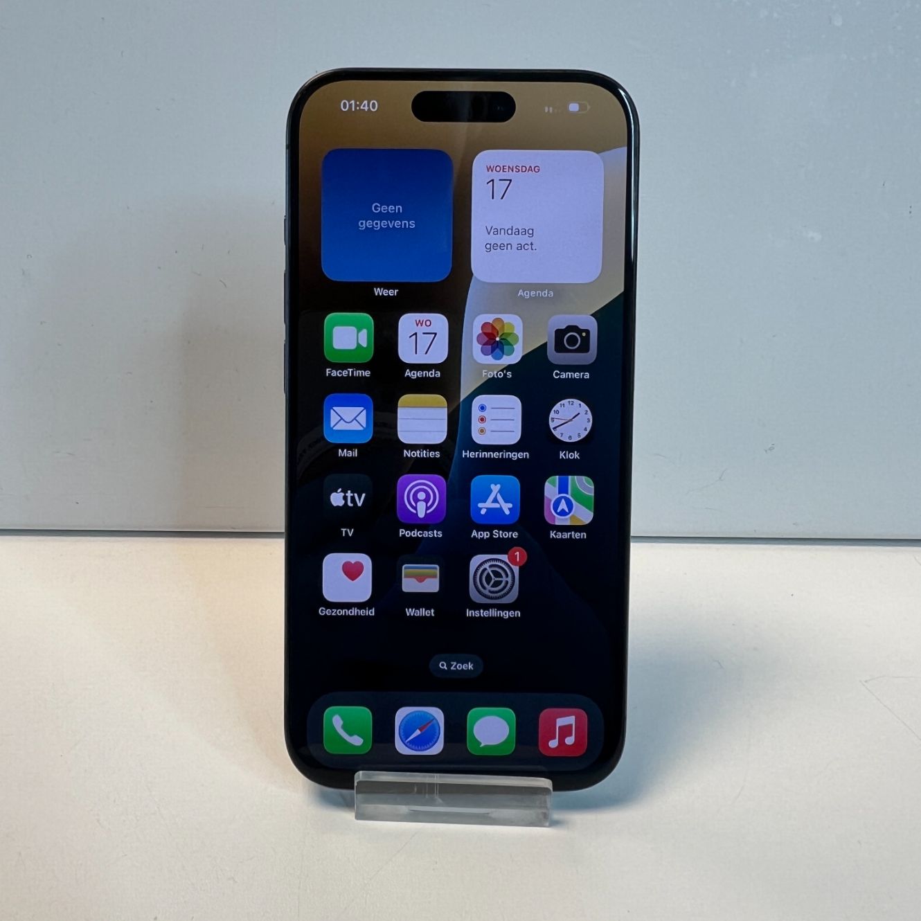 Apple iPhone 15 Pro 256GB Zwart | 89%| Nette Staat