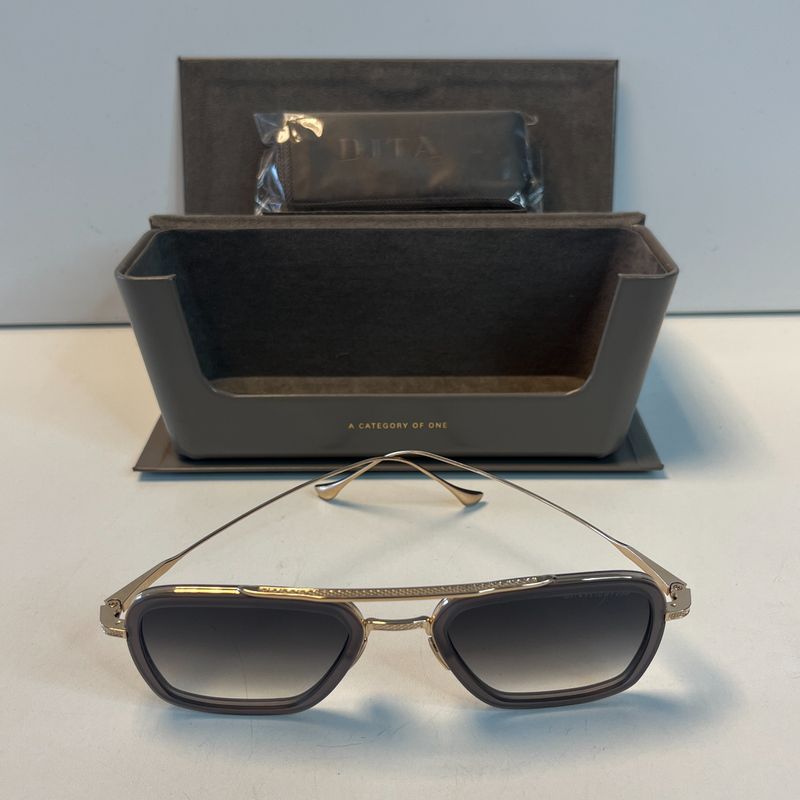 Dita Flight 006 C-CRY-GLD-52 zonnebril | Compleet in doos