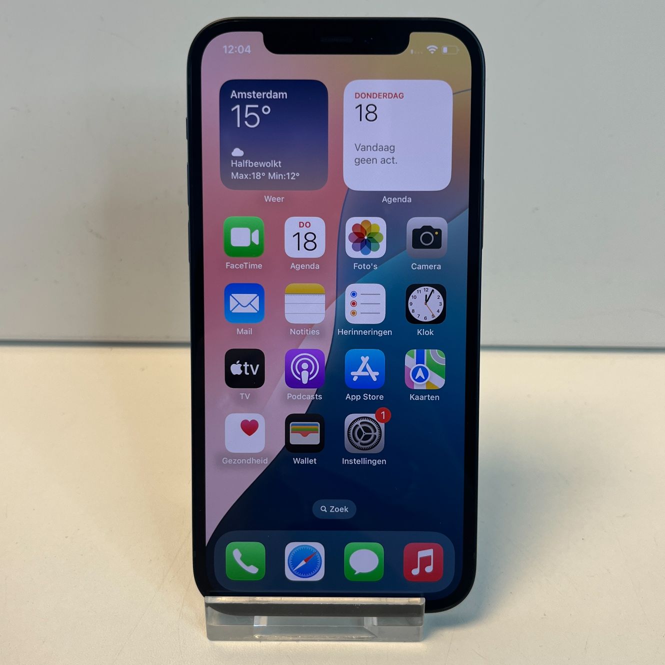 Apple iPhone 12 128GB Zwart | 95% | Zeer Nette Staat