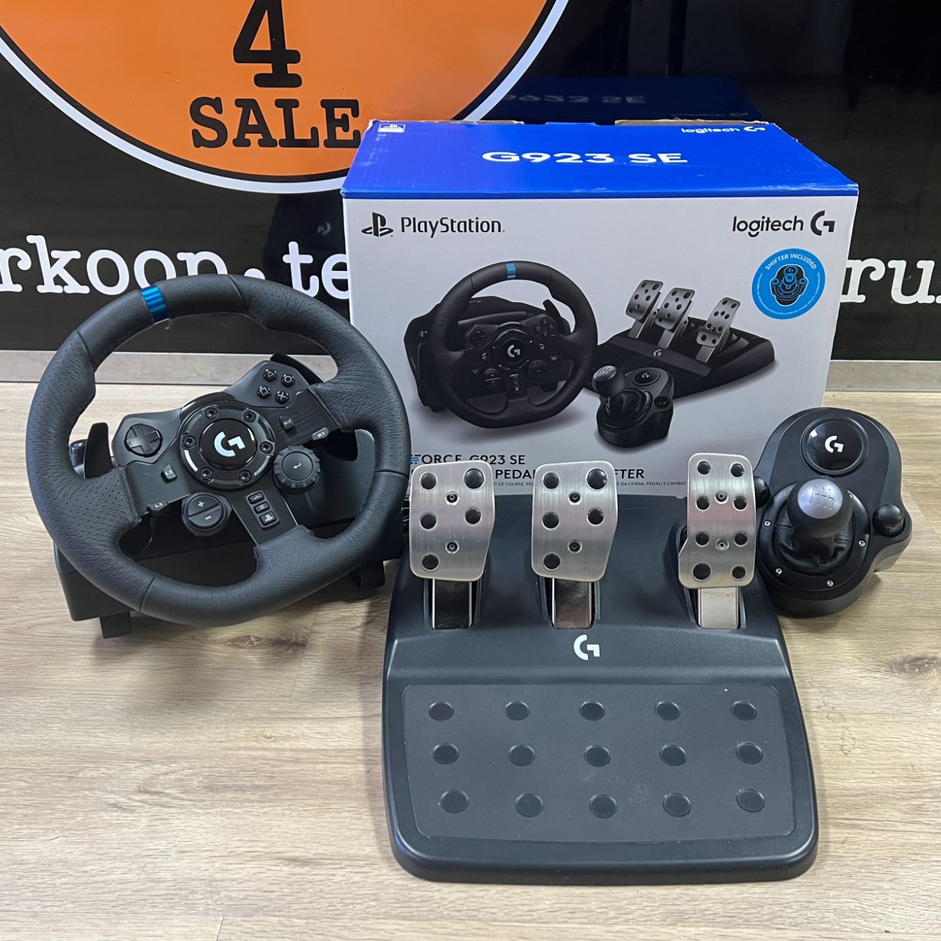 Logitech Trueforce G923 SE Racestuur + Handschakel PS4\PS5