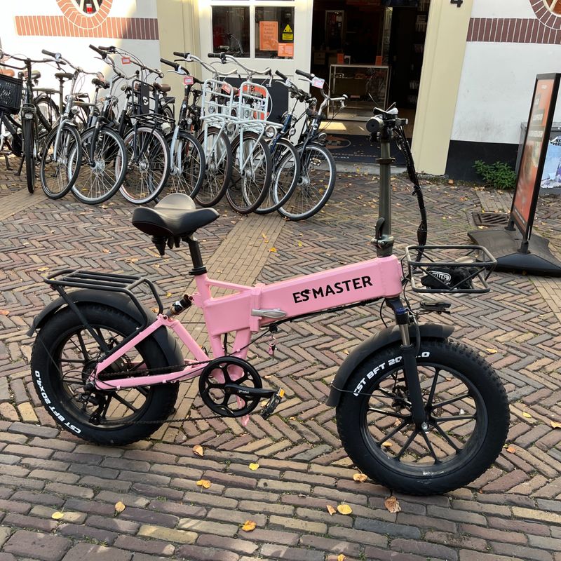ESMASTER Rock Wheel Custom Pink Fatbike + Abus slot ESMASTER Rock Wheel Custom Pink Fatbike + Abus slot