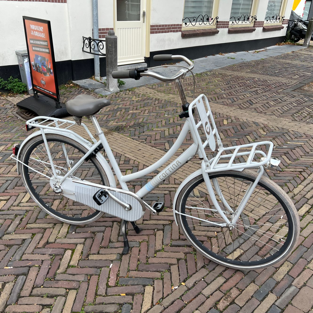Cortina U4 Damesfiets Transporter Grijs | Nette staat