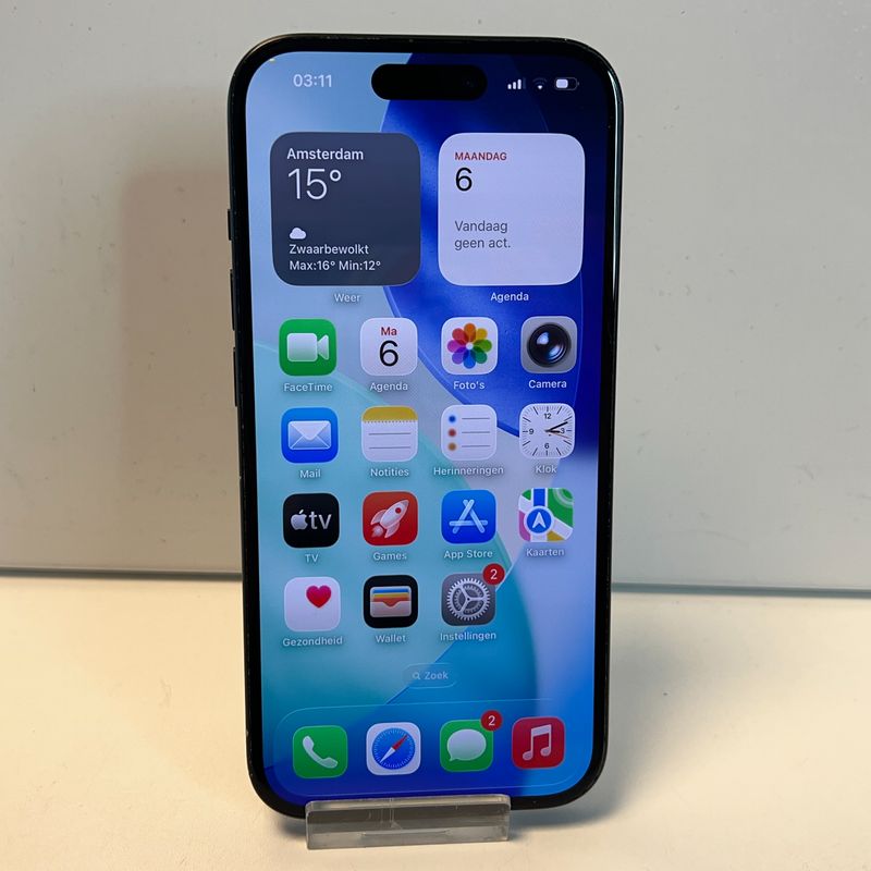 Apple iPhone 15 128GB Zwart | 91% | Nette staat