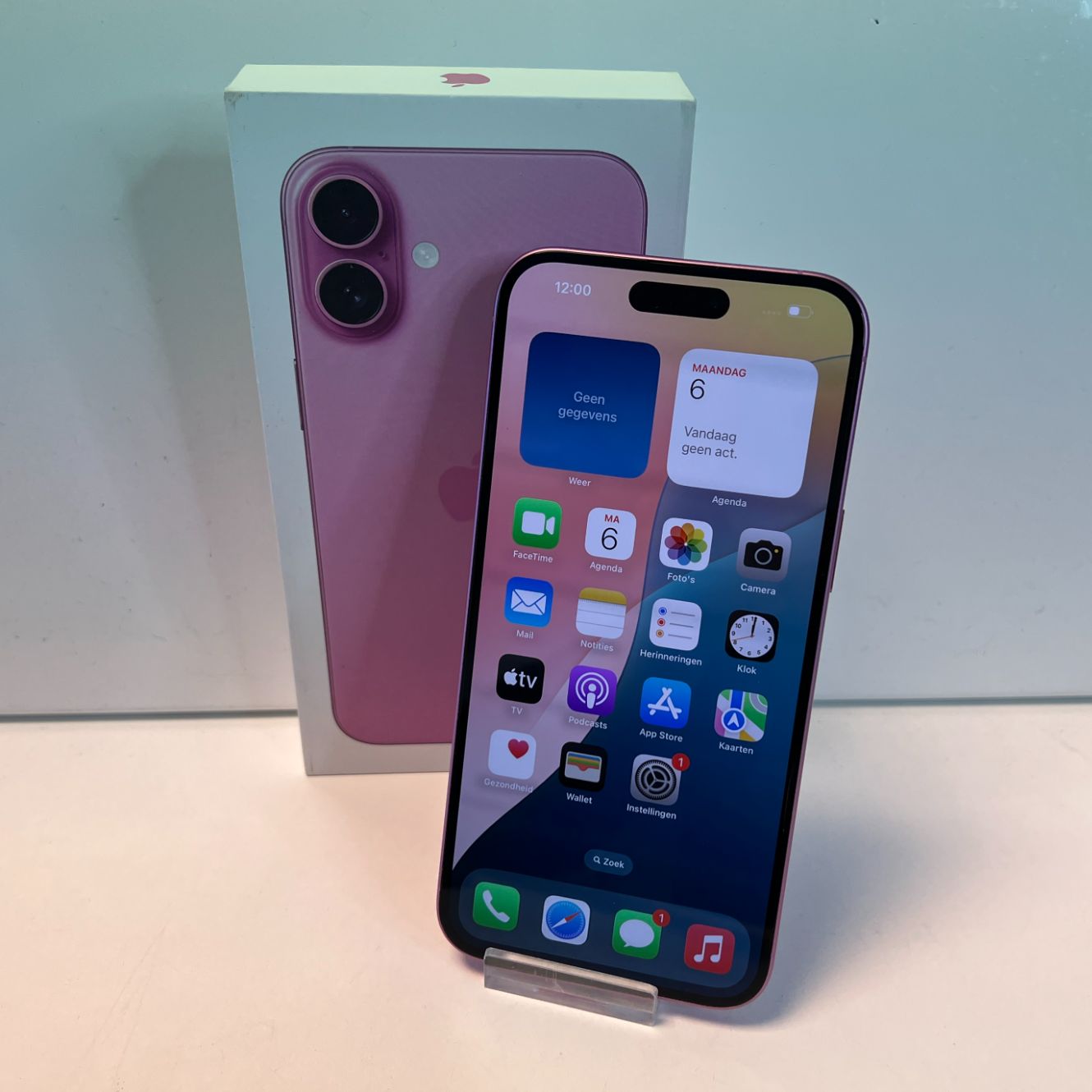 Apple iPhone 16 Plus 128GB Roze | 100% | NIEUWSTAAT!