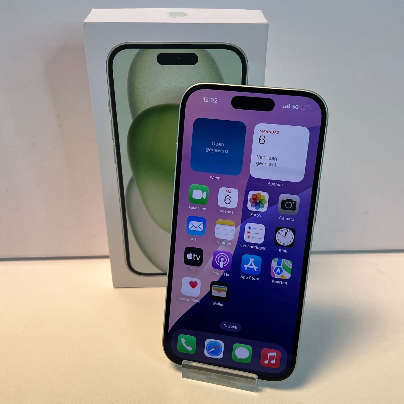 Apple iPhone 15 128GB Green | 85% | In zeer nette staat