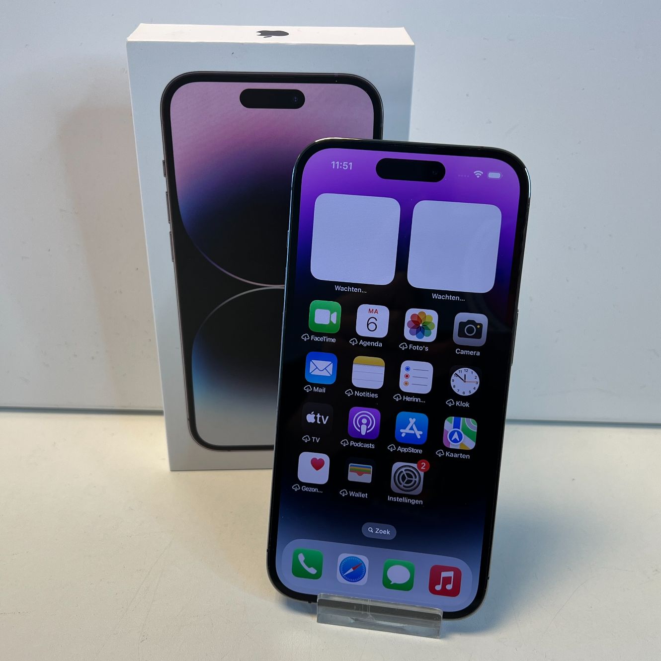 Apple iPhone 14 Pro 128GB Deep Purple | 84%| Nette staat!