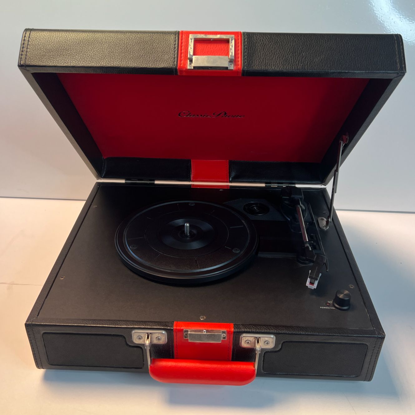 CLASSIC PHONO TT-33 Rode Koffer | Nette staat