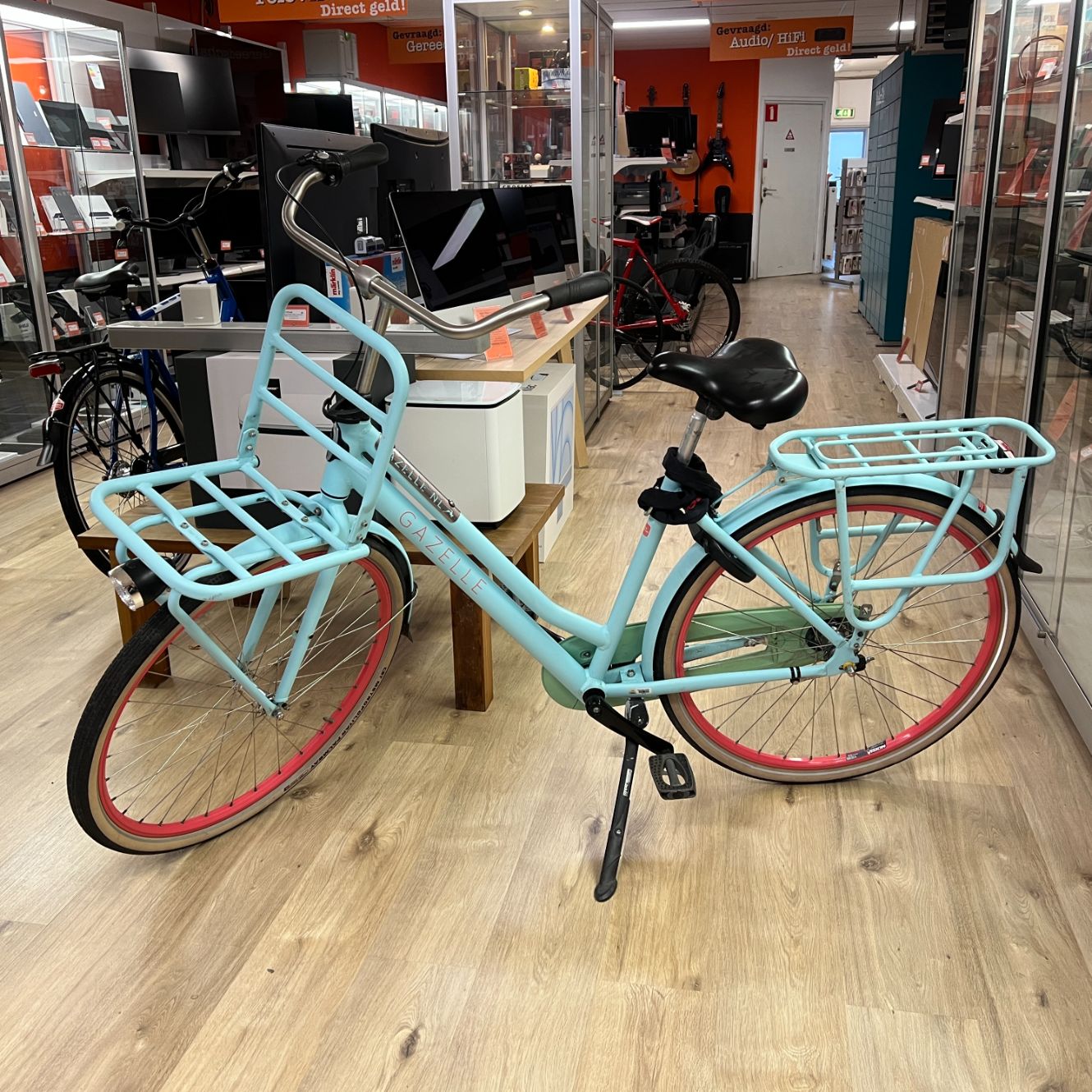 Gazelle Heavy Duty Damesfiets Pale Blue | Nette Staat