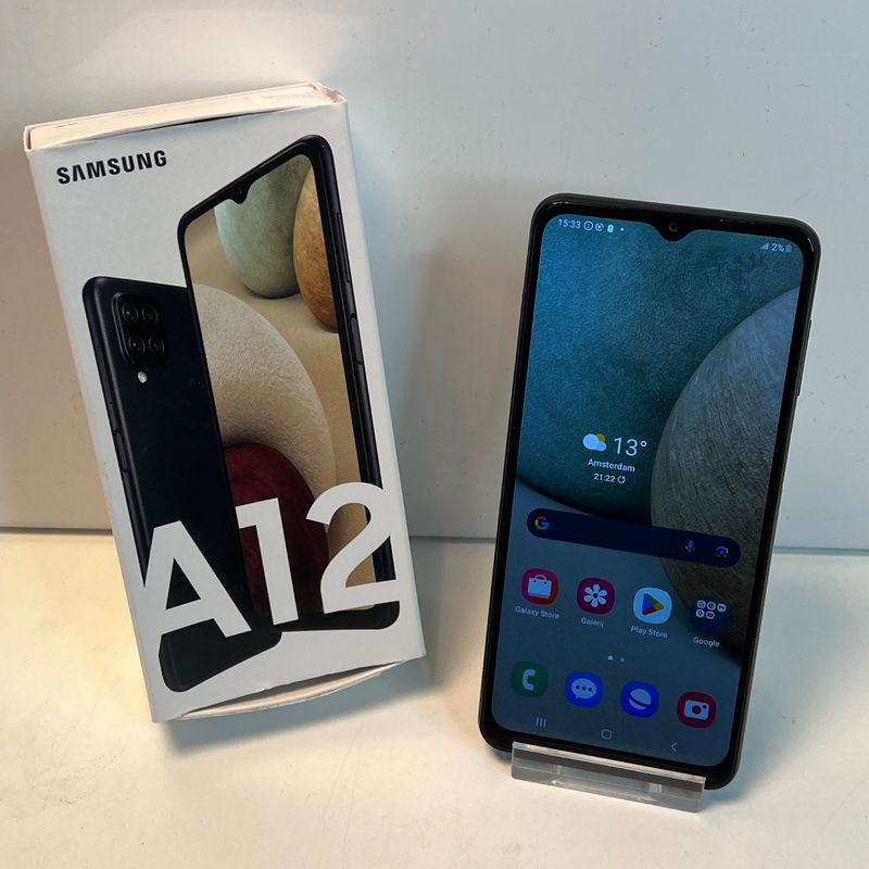 Samsung Galaxy A12 64GB Zwart | Nette staat