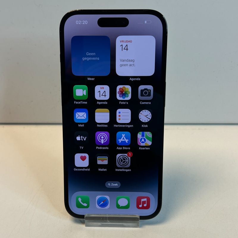 Apple iPhone 14 Pro 128GB Zwart | 83% | Nette staat