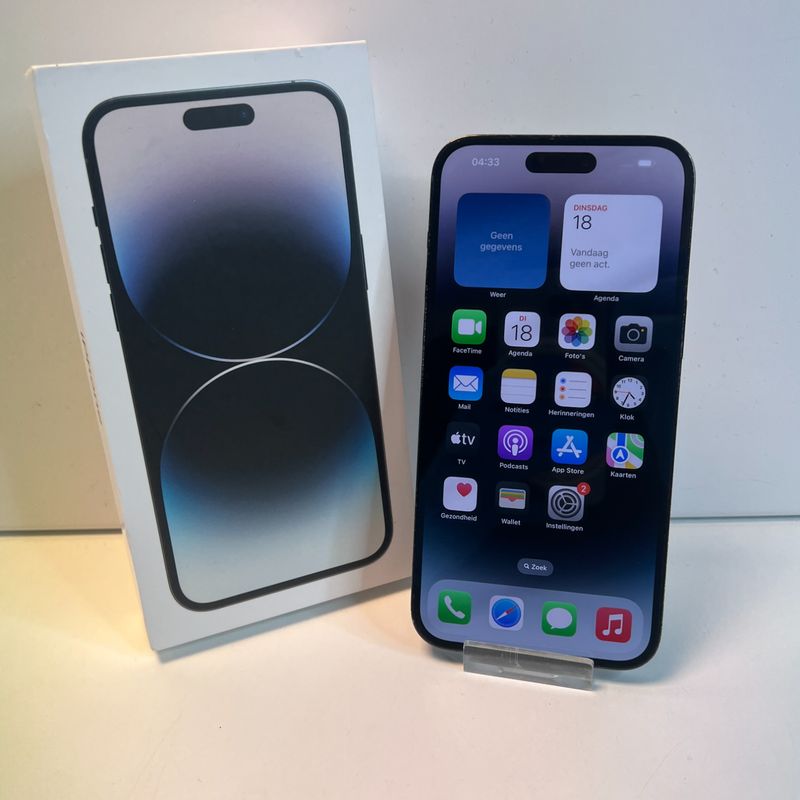 Apple iPhone 14 Pro Max 128GB Zwart | 85% | Gebruikt