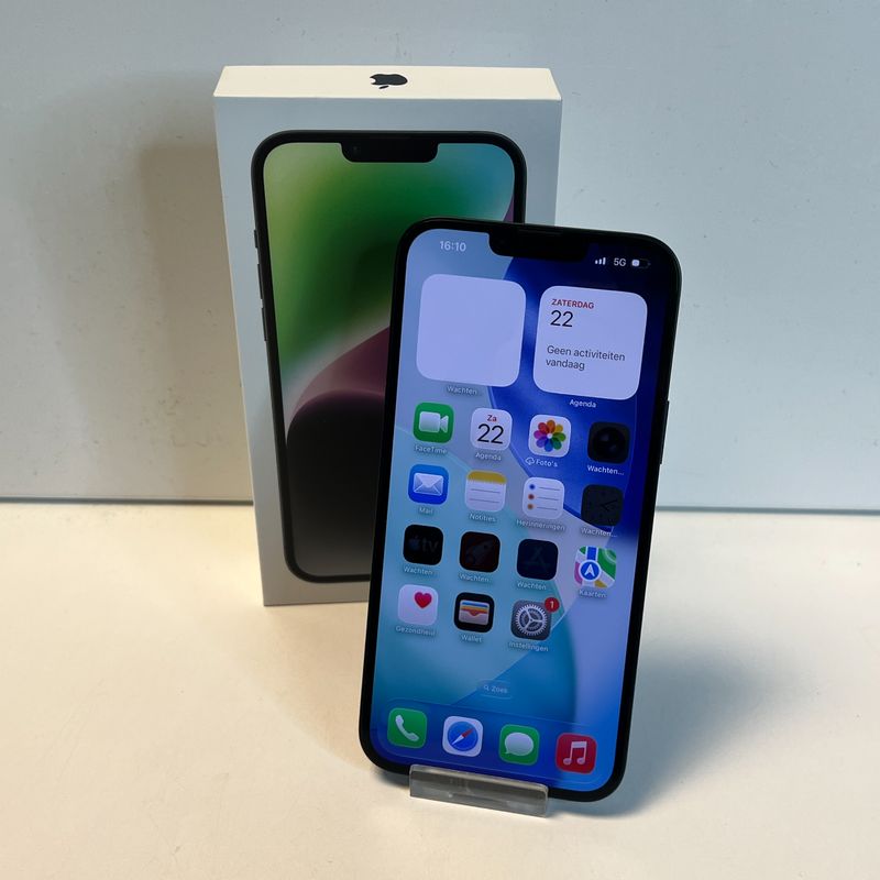 Apple iPhone 14 Plus 128GB Zwart | 84% | Zeer nette staat