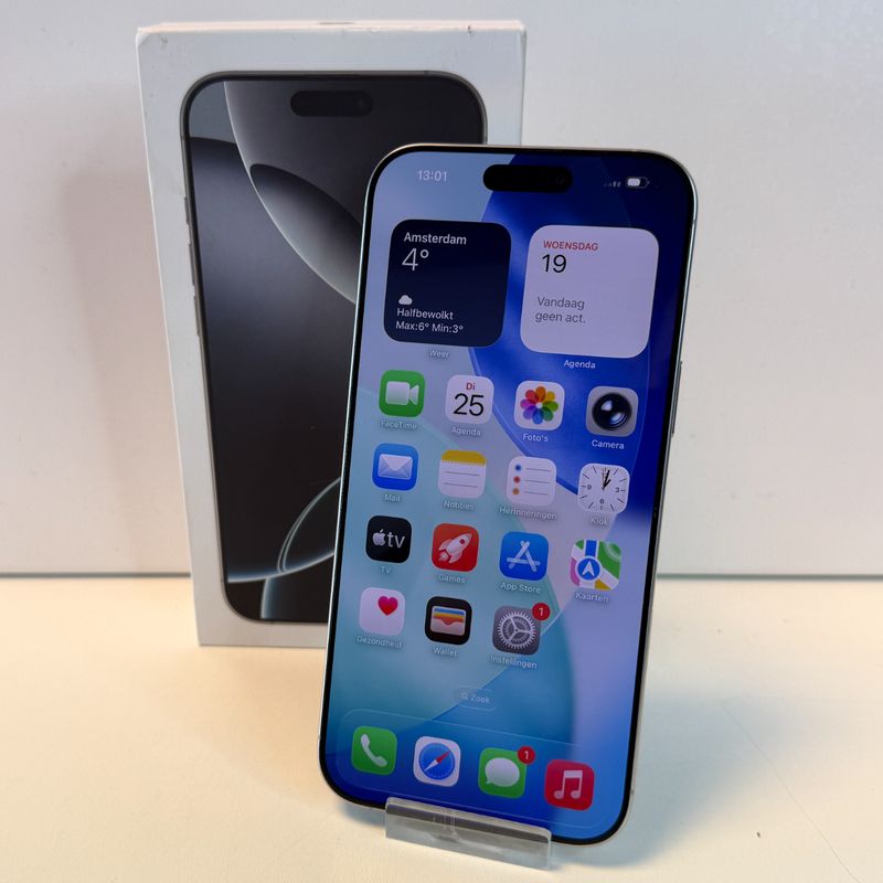 Apple iPhone 16 Pro Max 256GB zilver | 94% | ZGAN!