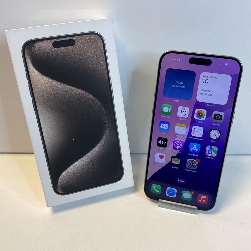 Apple iPhone 15 Pro Max 256GB Natural Titanium | Nette staat
