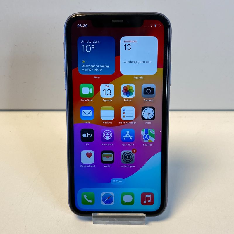 Apple iPhone 11 Paars 128GB | 100% | Nette Staat