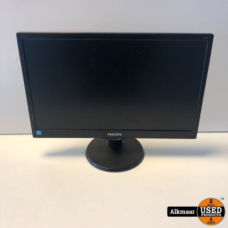 Philips V-line 193V5LSB2 Zwart 19 Inch monitor