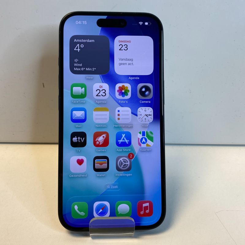 Apple iPhone 16 128GB Zwart | 91% | Nette Staat