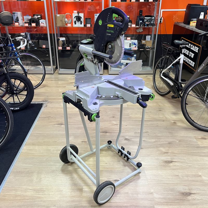 Festool Kapex KS 120 REB-Set-UG + onderstel + afkortaanslag