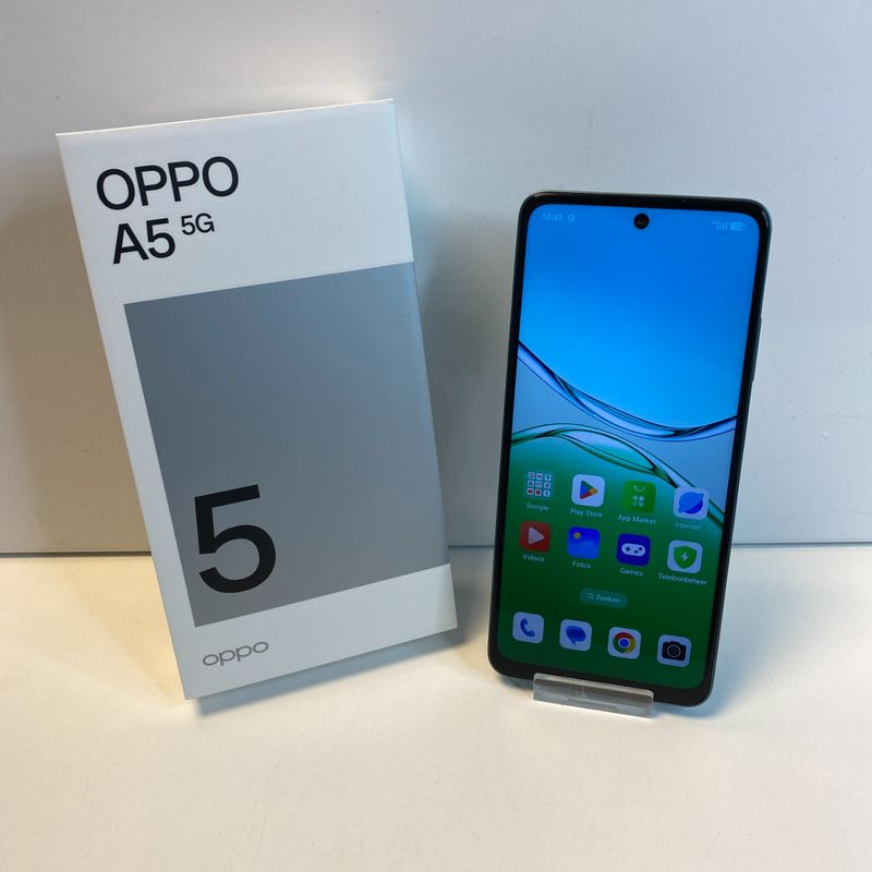 Oppo A5 5G 128GB Black Green | Compleet in doos