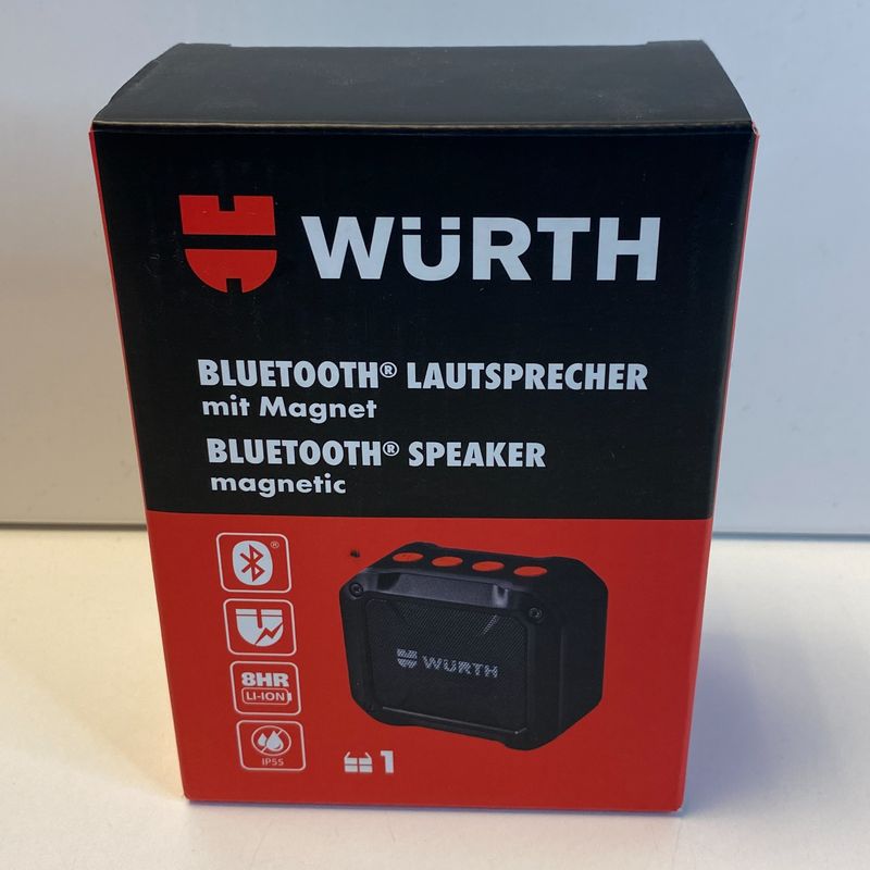 Wurth Bluetooth Speaker | Nieuw in Doos!