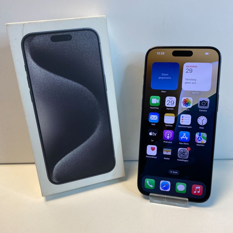 Apple iPhone 15 Pro Max 256GB Black Titanium | 84% | netjes