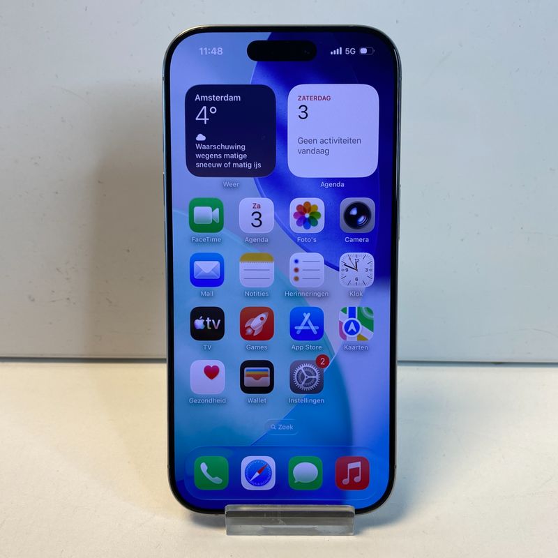 Apple iPhone 16 Pro 256GB Natural titanium | 100% | Netjes!