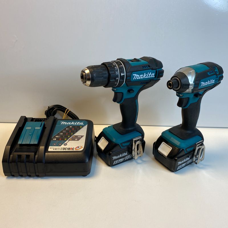 Makita DLX2131TJ Set + 2x 5Ah Accu's | Zeer Nette Staat