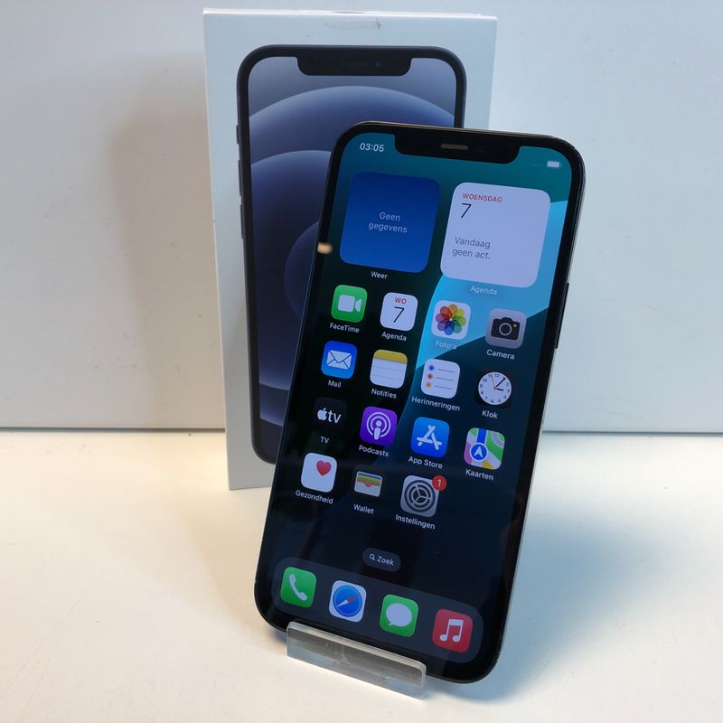 Apple iPhone 12 128GB Zwart | 89% | Gebruikt