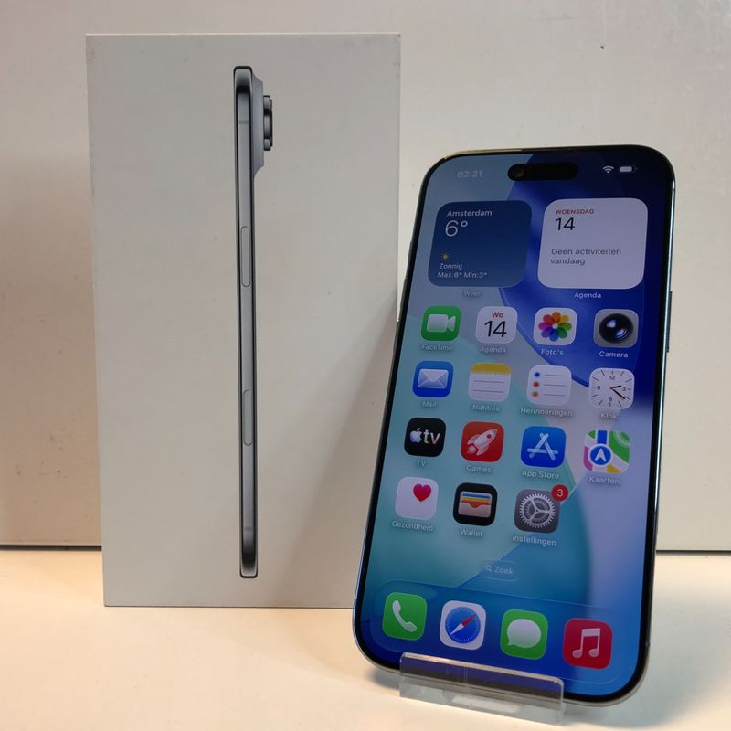 Apple iPhone Air 256GB Sky Blue | 100% | NIEUWSTAAT!