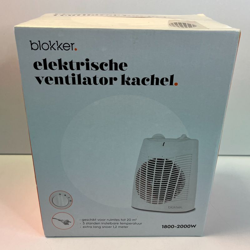 Blokker Elektrische Ventilator Kachel | NIEUW