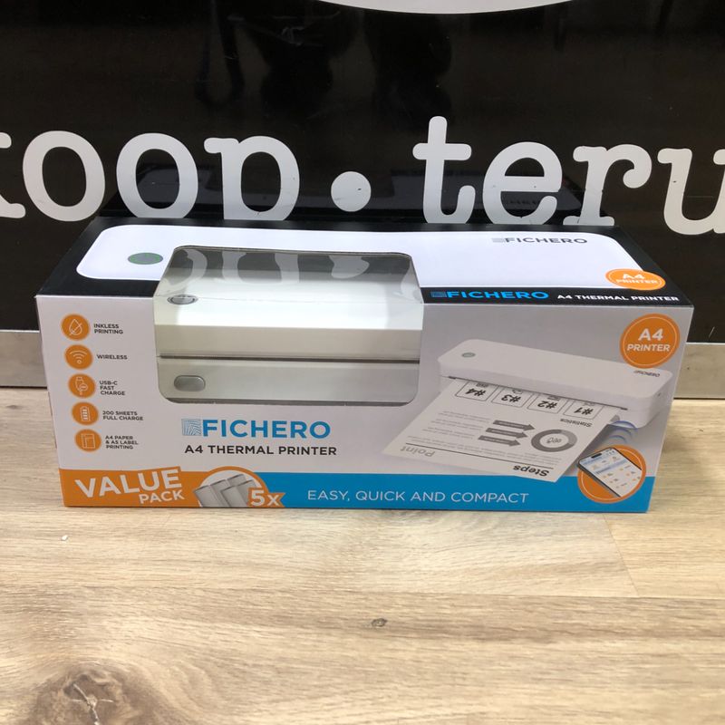 Fichero A4 Thermal Printer | Nieuw in Doos!
