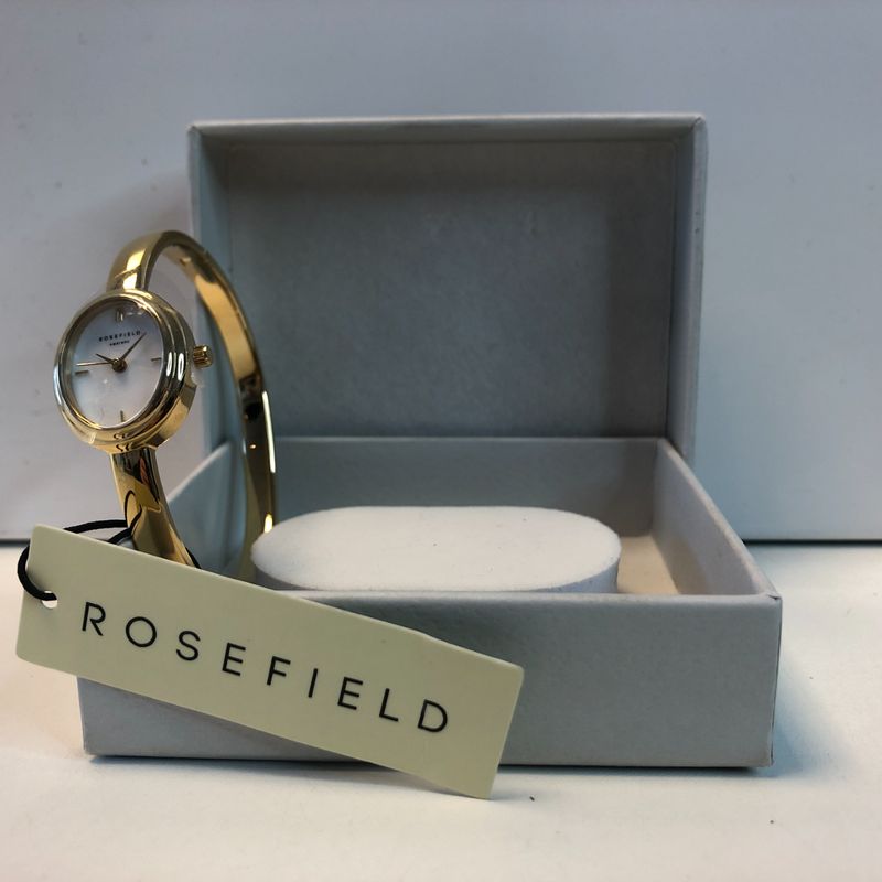 Rosefield Dames Bangle horloge Oval Gold Small | Ongedragen!