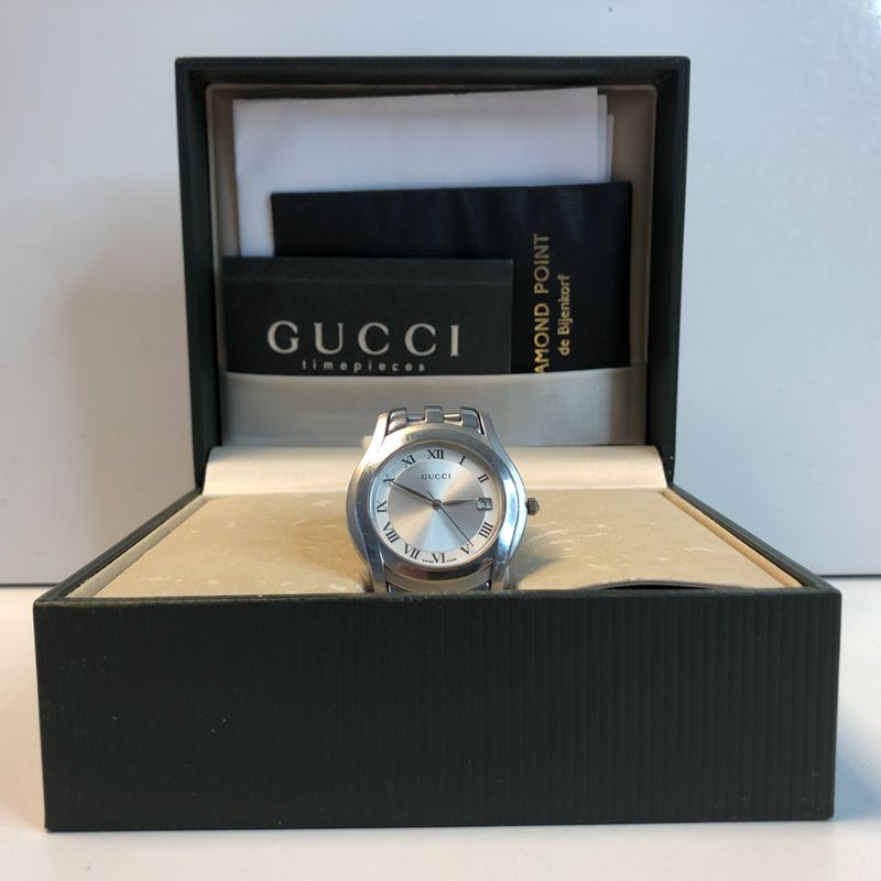 Gucci 5500M Quartz Horloge Compleet met Doos | Nette Staat!