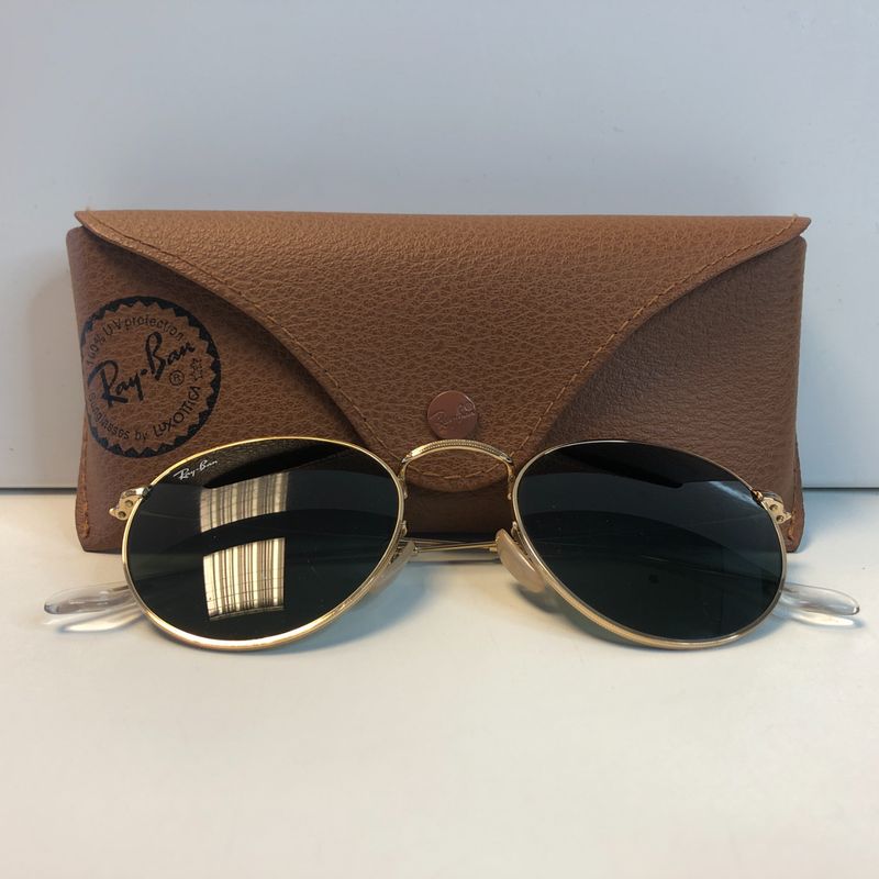 Ray-Ban 3447 Round Zonnebril Goud | Nette Staat