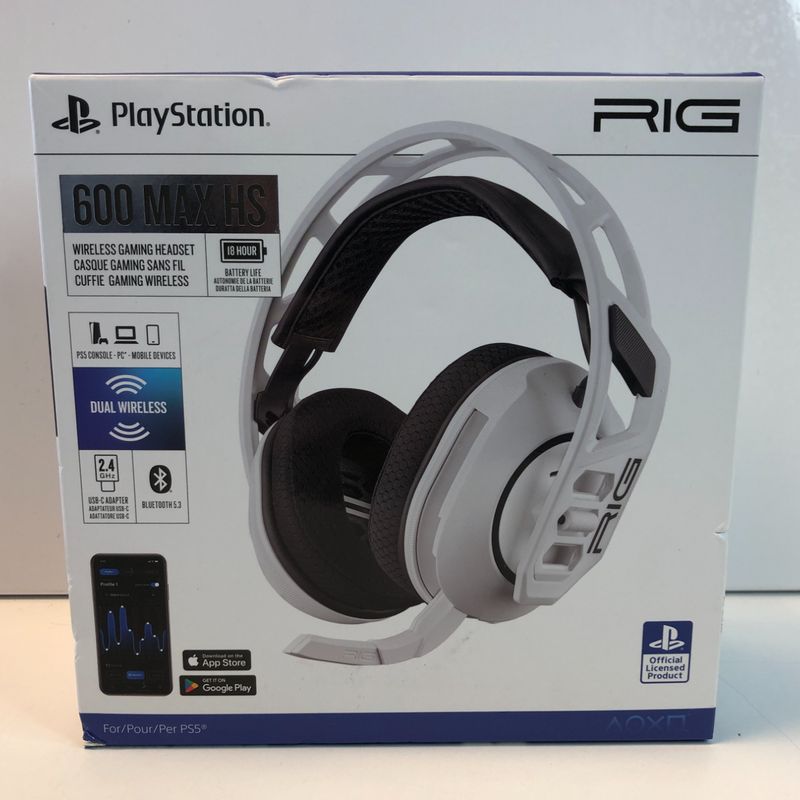 PS5 Nacon RIG 600MAXHSW Dual Wireless Headset Wit | NIEUW!