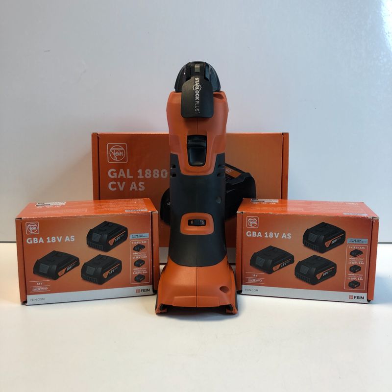 Fein AMM500 Multimaster Plus 18V + 2x 18V Accu + lader