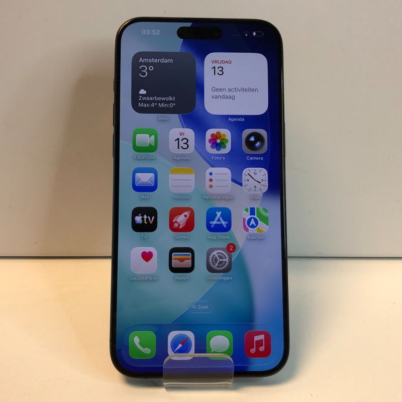 Apple iPhone 15 Pro Max 256GB Zwart | 81% | Nette Staat
