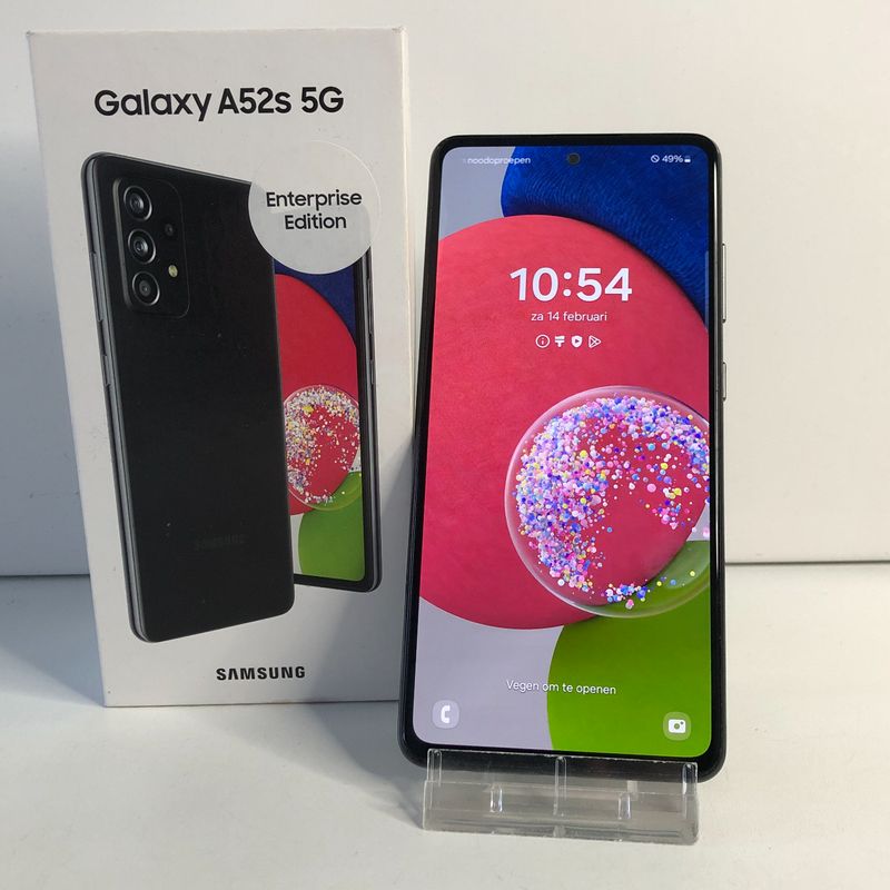 Samsung Galaxy A52s 128GB Zwart | Gebruikt