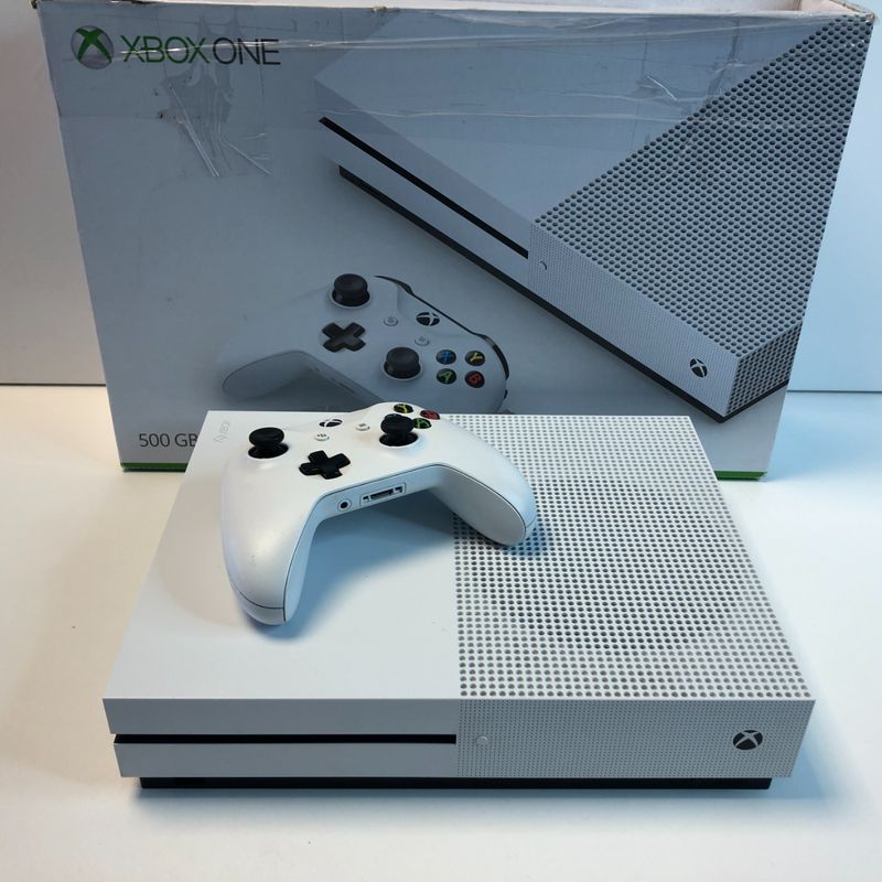 Xbox One S 500GB Wit + Controller | Gebruikt