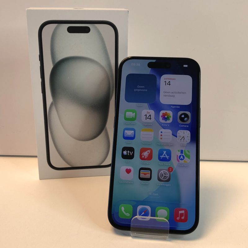 Apple iPhone 15 256GB Zwart | 89% | Zeer Nette Staat