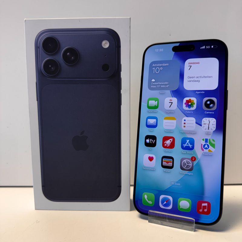 Apple iPhone 17 Pro Max 256GB Blauw | 100% | NIEUWTSTAAT!